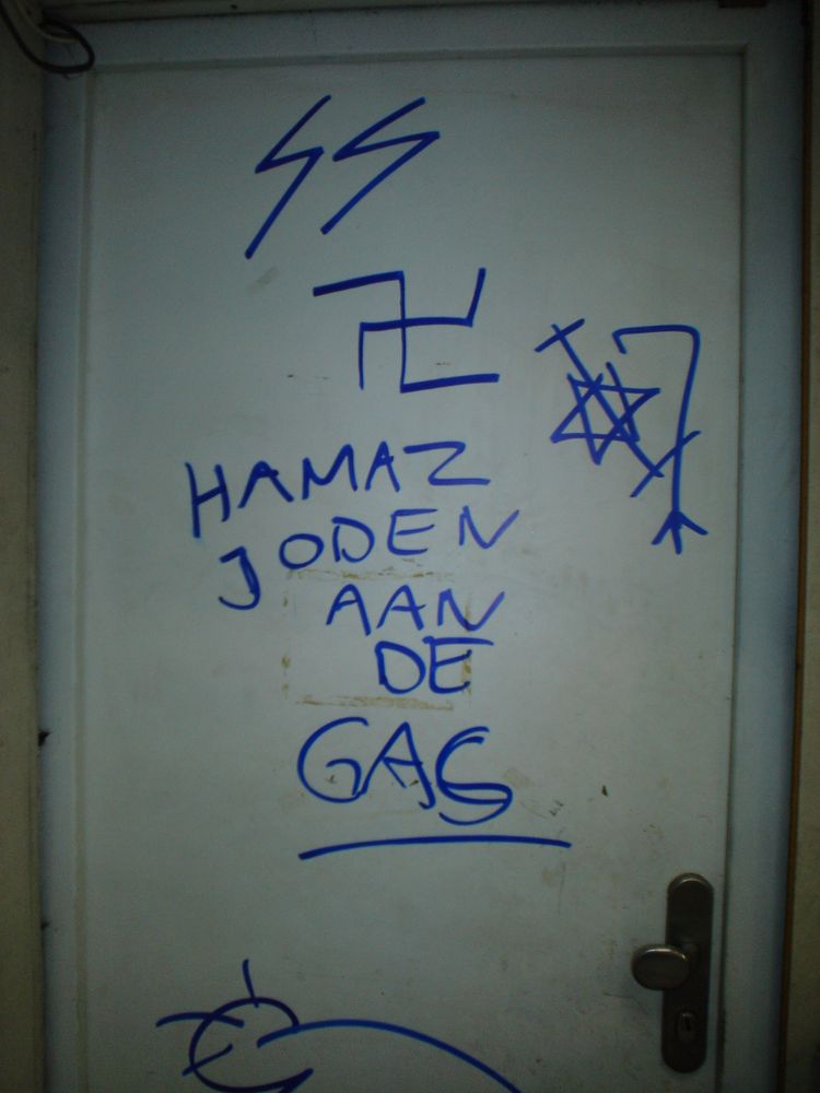 Graffitis antisémites découverts à Anvers